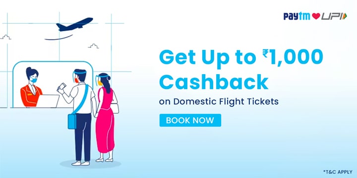 Paytm Flights Coupons Offers FLAT 1000 Cashback Promo Codes